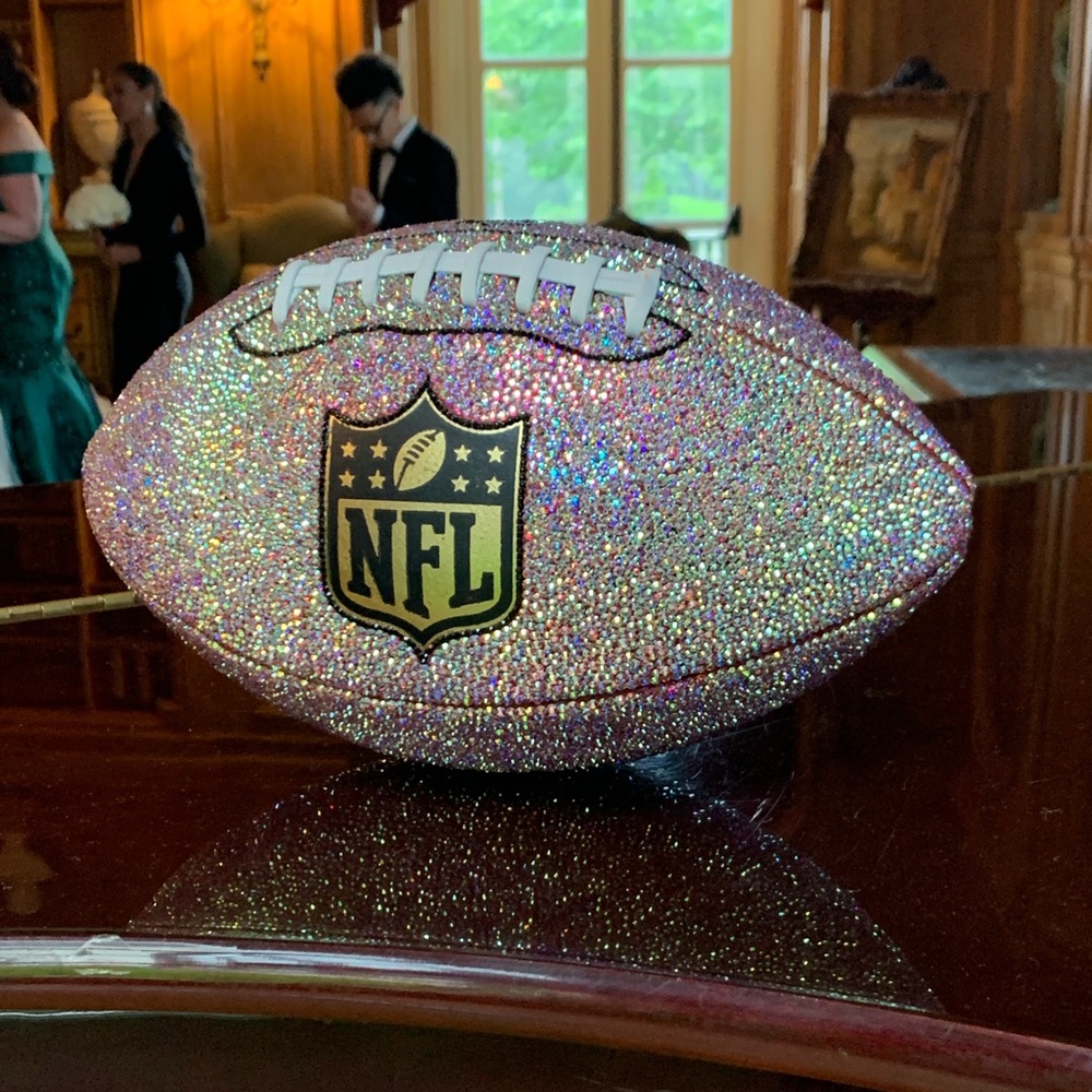 NFL Swarovski Crystal Football